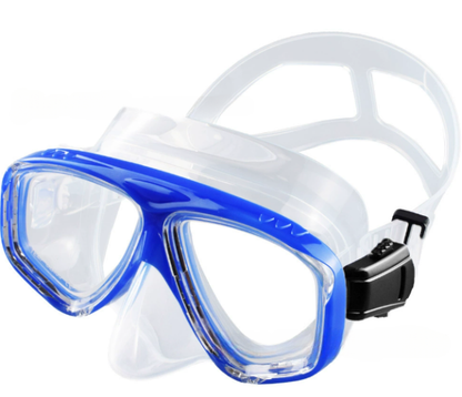Premium Dive Mask Snorkel Set with Wide View Lens