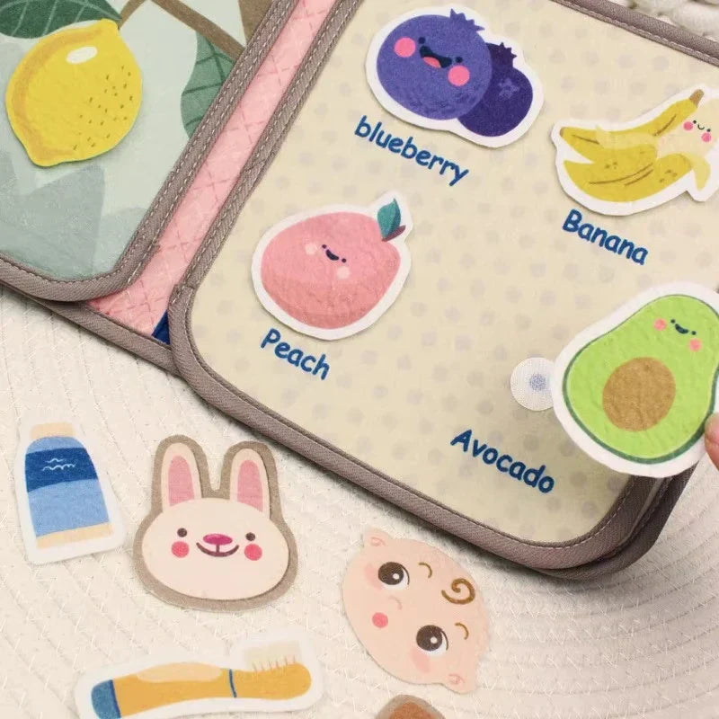 Sensory Baby Book - Interactive Touch & Feel Toy