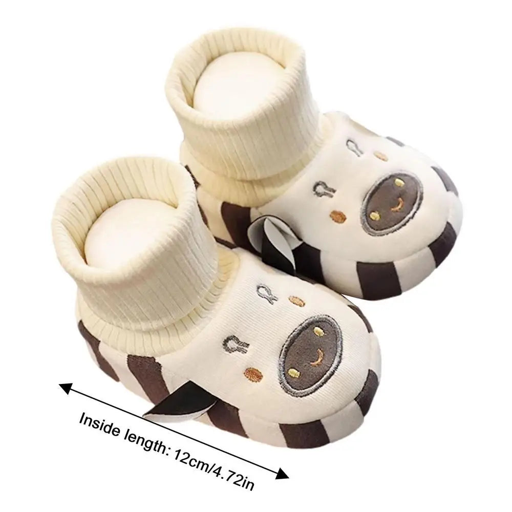 Cozy Kids' Slippers with Grippy Soles and Fun Animal Design