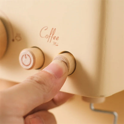 Kid's Wooden Espresso Machine Play Set