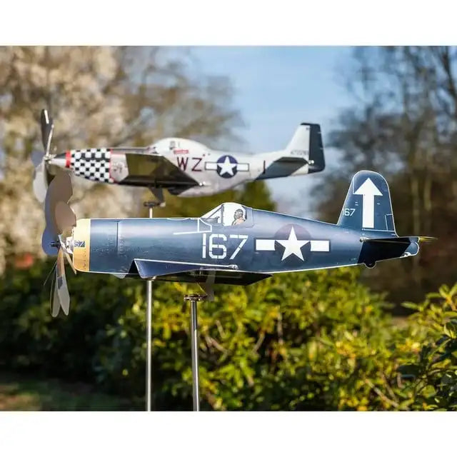 Vintage Airplane Garden Spinner