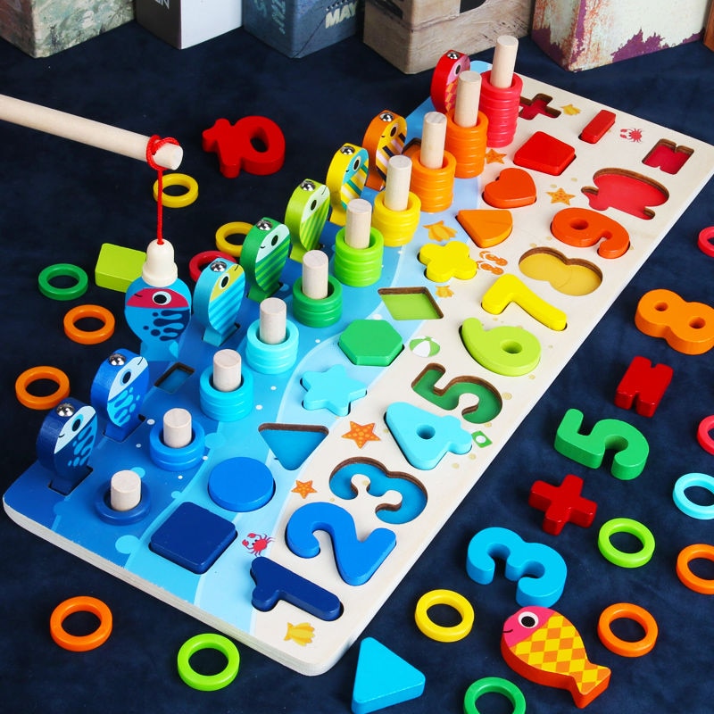 Learning Wooden Activity Board for Kids