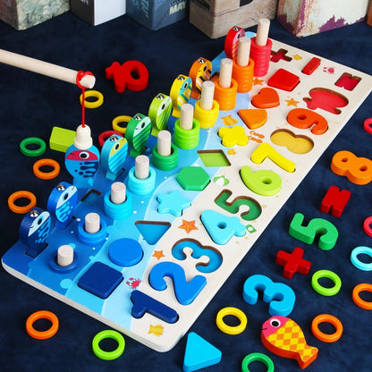 Learning Wooden Activity Board for Kids