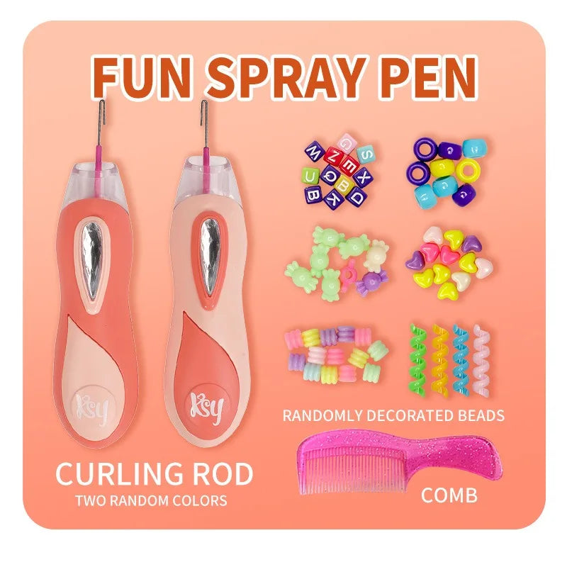 Easy Hair Braider Kit for Girls with Beads