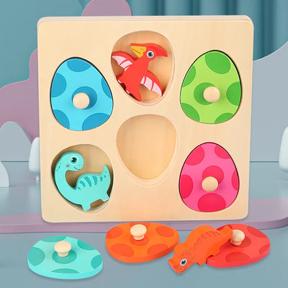 Fun Dinosaur Jigsaw Puzzle for Kids - Fesara