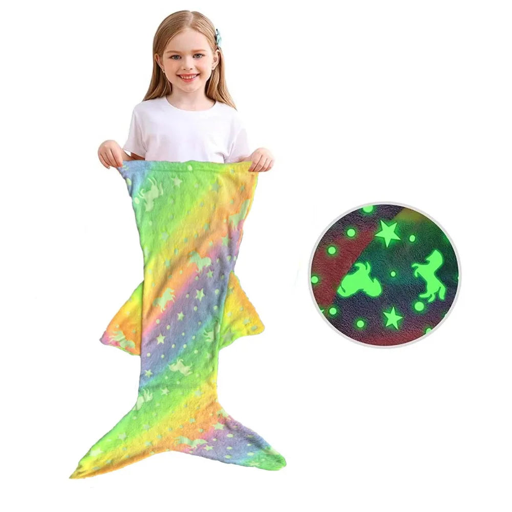 Colorful Ocean Mermaid Sleep Bag