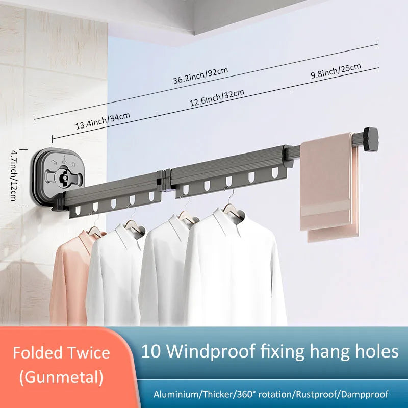 Space Saving Foldable Clothes Dryer Rack
