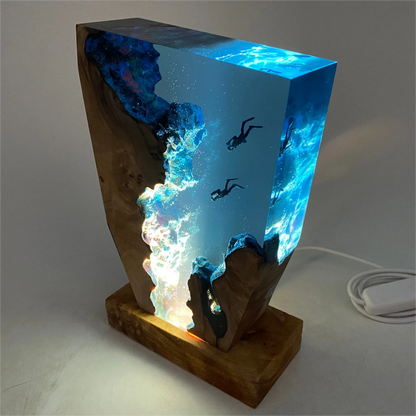 Colorful Ocean Table Lamp Soft Nightlight
