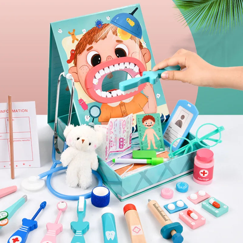 Kids 3-in-1 Doctor Play Set with Store