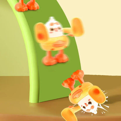 Colorful Wind Up Jumping Animal Toy