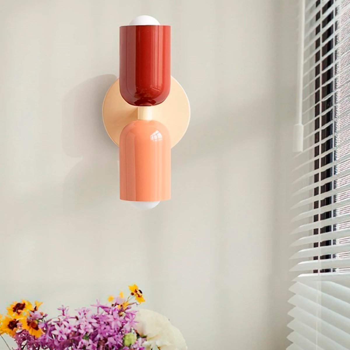 Simple White LED Wall Light