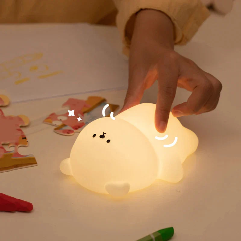 Soft Teddy Bear Kids Night Lamp