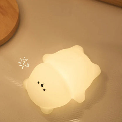 Soft Teddy Bear Kids Night Lamp