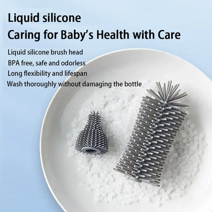 Portable Baby Bottle Cleaning Kit with Travel Brush