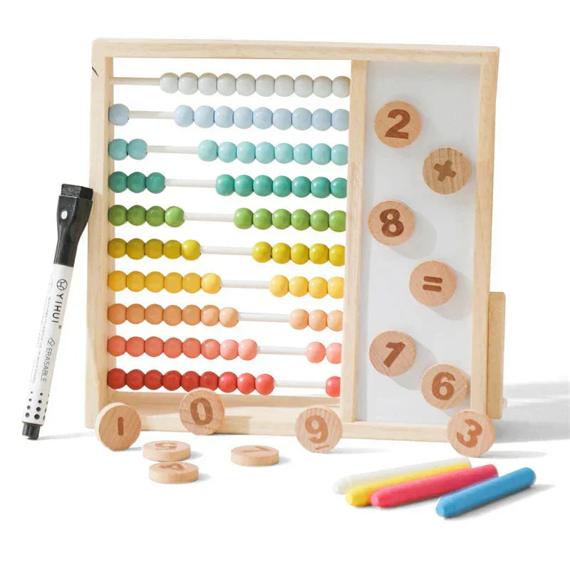 Colorful Wooden Math Abacus Toy for Children