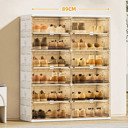 Compact Shoe Rack Storage Solution