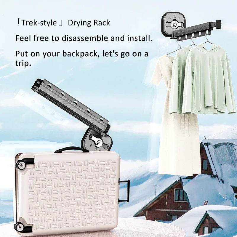 Space Saving Foldable Clothes Dryer Rack