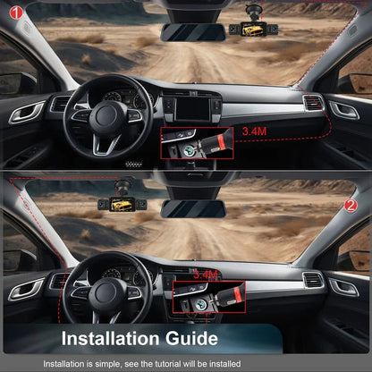 Advanced Car Dash Cam with WiFi and Night Vision