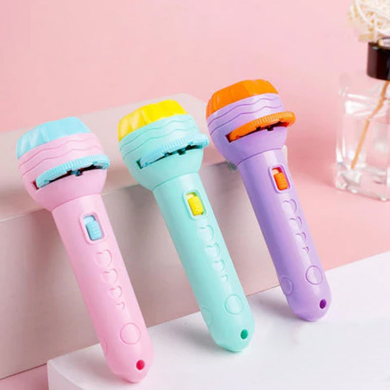 Fun Kids Night Light Projector Flashlight