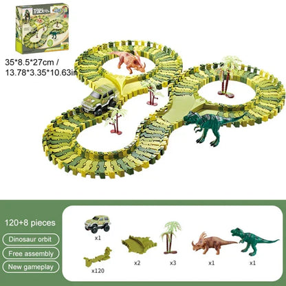 Fun Dino Racing Track Playset