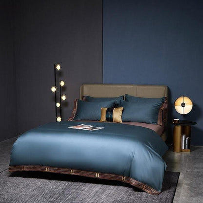 Luxury Blue Bedding Set