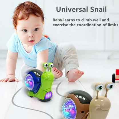 Colorful Singing Snail Night Light Toy