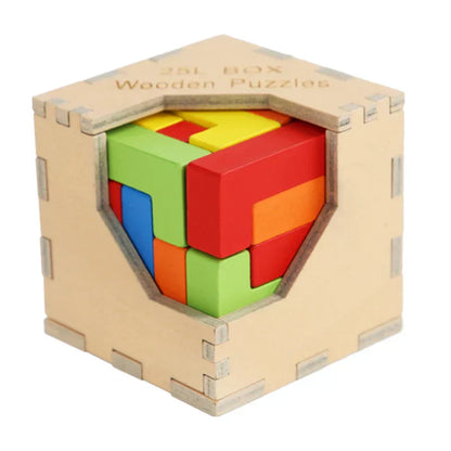 Fesara | Exciting Brain Teaser 3D Wood Tetris Puzzle