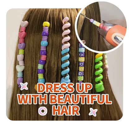 Easy Hair Braider Kit for Girls with Beads