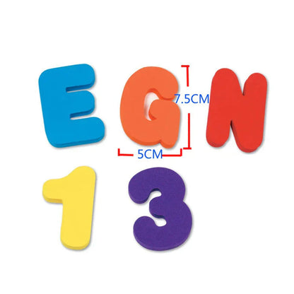Fun Bath Letters for Kids Learning