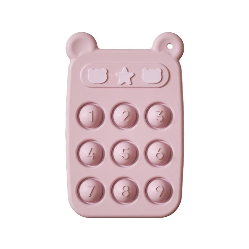 Soft Baby Teether Toy & Anxiety Relief Ring