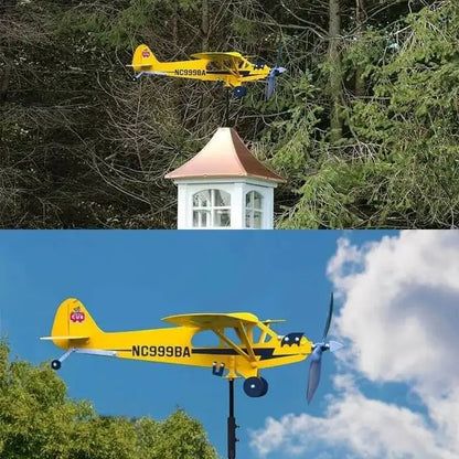 Vintage Airplane Garden Spinner