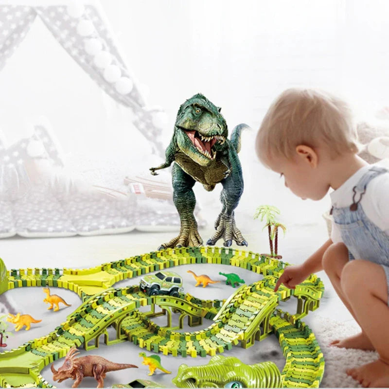 Fun Dino Racing Track Playset - Fesara