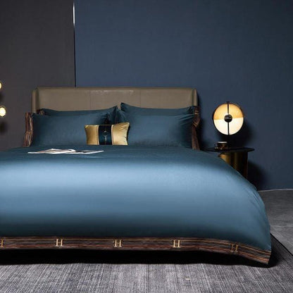 Luxury Blue Bedding Set
