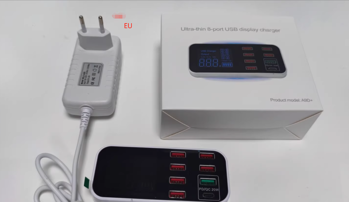 Compact Multiport Fast USB Charger Adapter