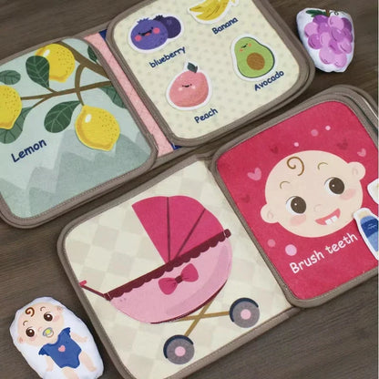 Sensory Baby Book - Interactive Touch & Feel Toy