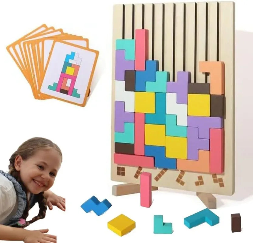 Fun Wooden Brain Teaser Toy for Children - Fesara
