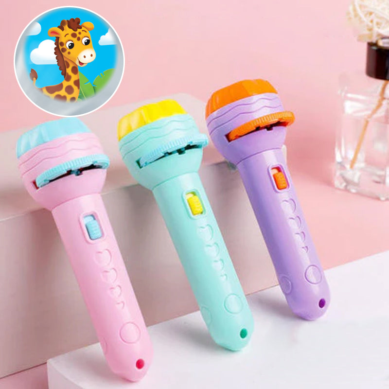 Fun Kids Night Light Projector Flashlight