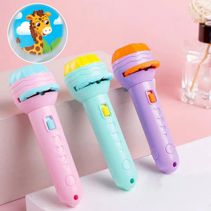 Fun Kids Night Light Projector Flashlight