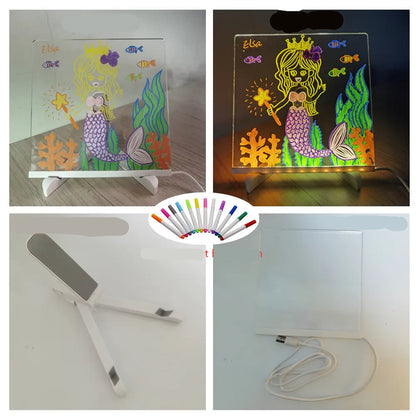 Colorful Kids LED Drawing Lamp