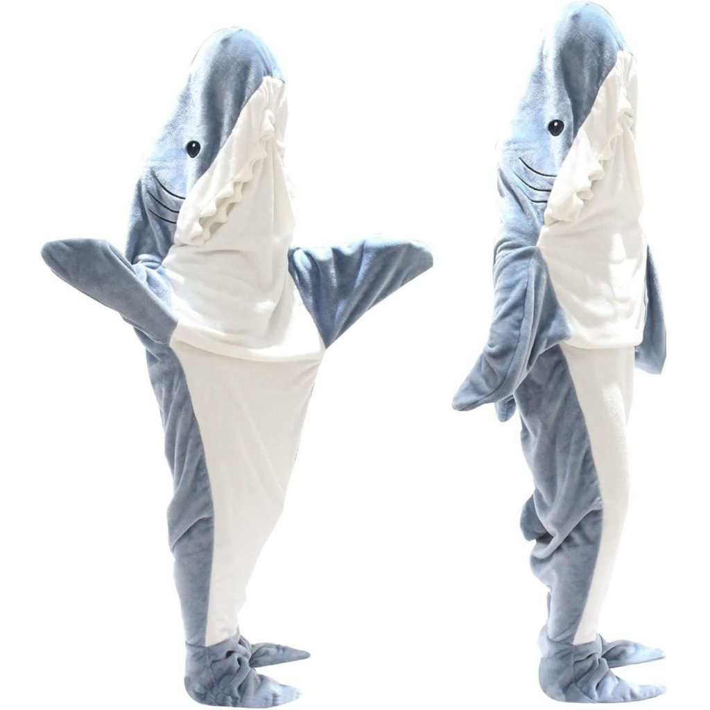 Soft Plush Shark Throw Blanket - Fesara