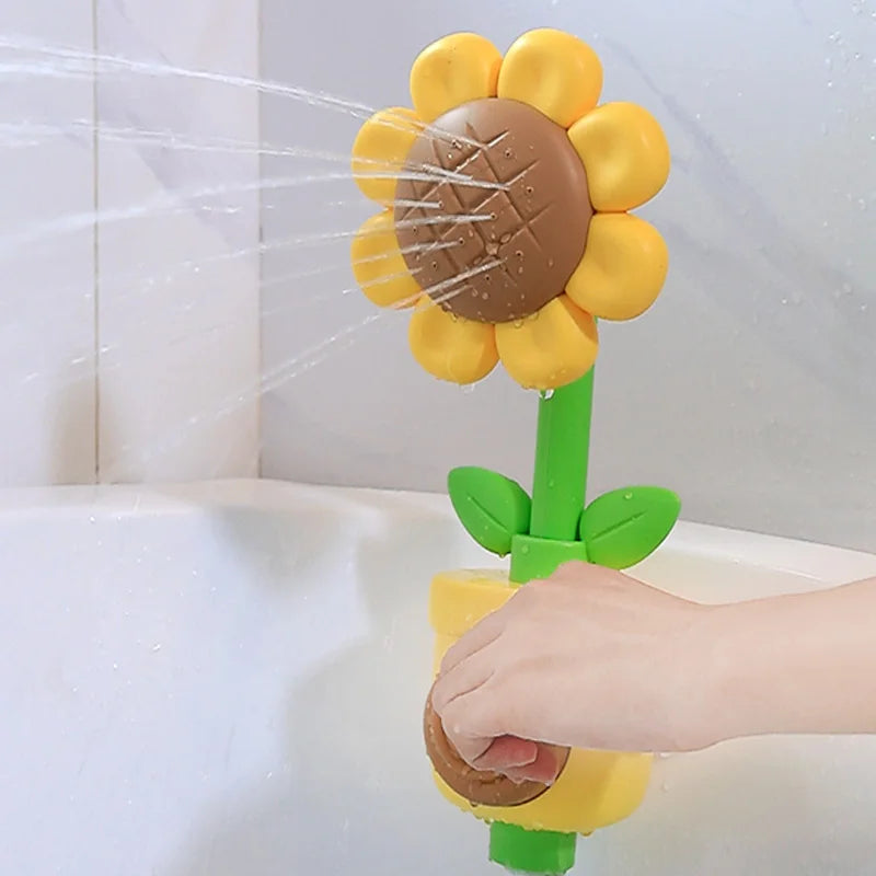 Colorful Kids Bath Toy Flower Shape