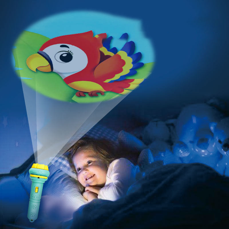 Fun Kids Night Light Projector Flashlight - Fesara