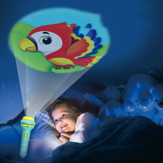 Fun Kids Night Light Projector Flashlight - Fesara