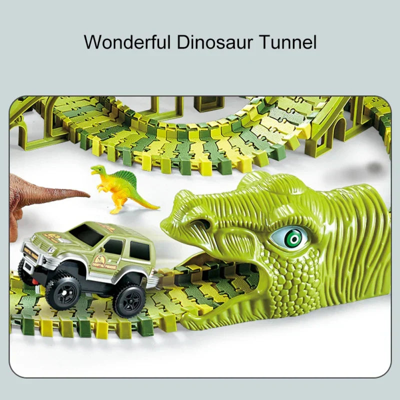 Fun Dino Racing Track Playset
