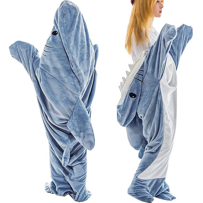 Soft Plush Shark Throw Blanket