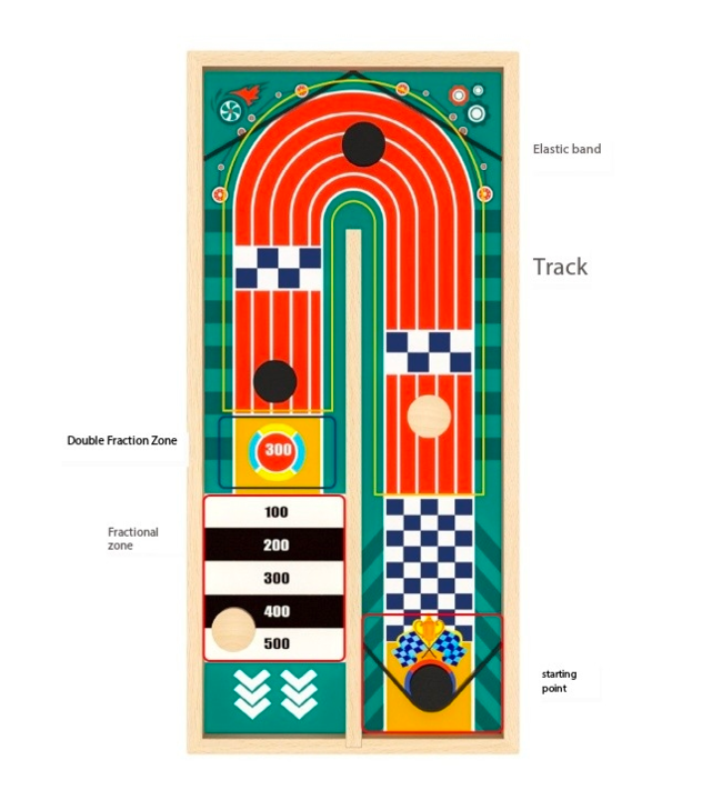 Classic Family Board Game - Wooden Disc Strategy Fun