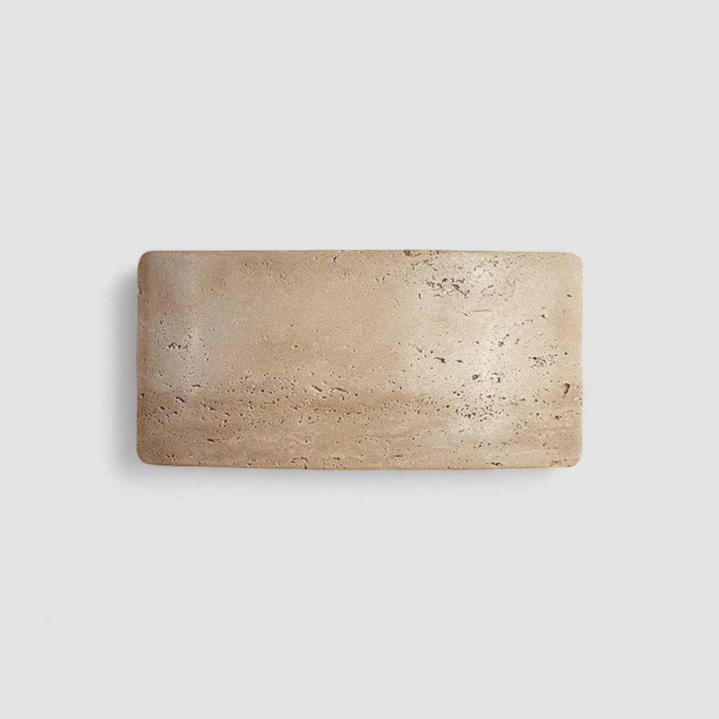 Simple Stone Wall Light Fixture