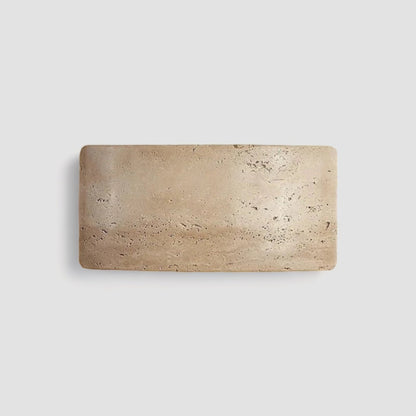 Simple Stone Wall Light Fixture