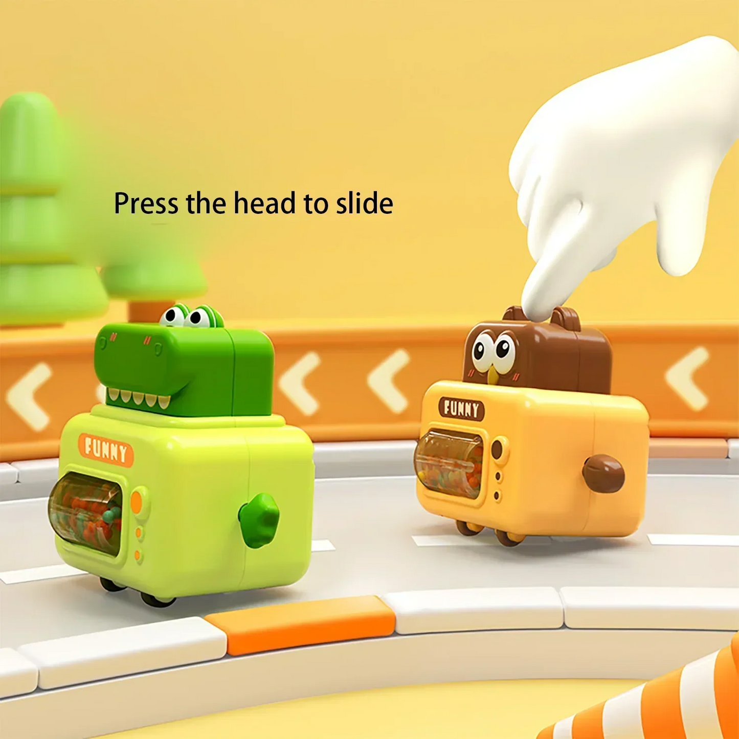 Fun Animal Toy Car Playset