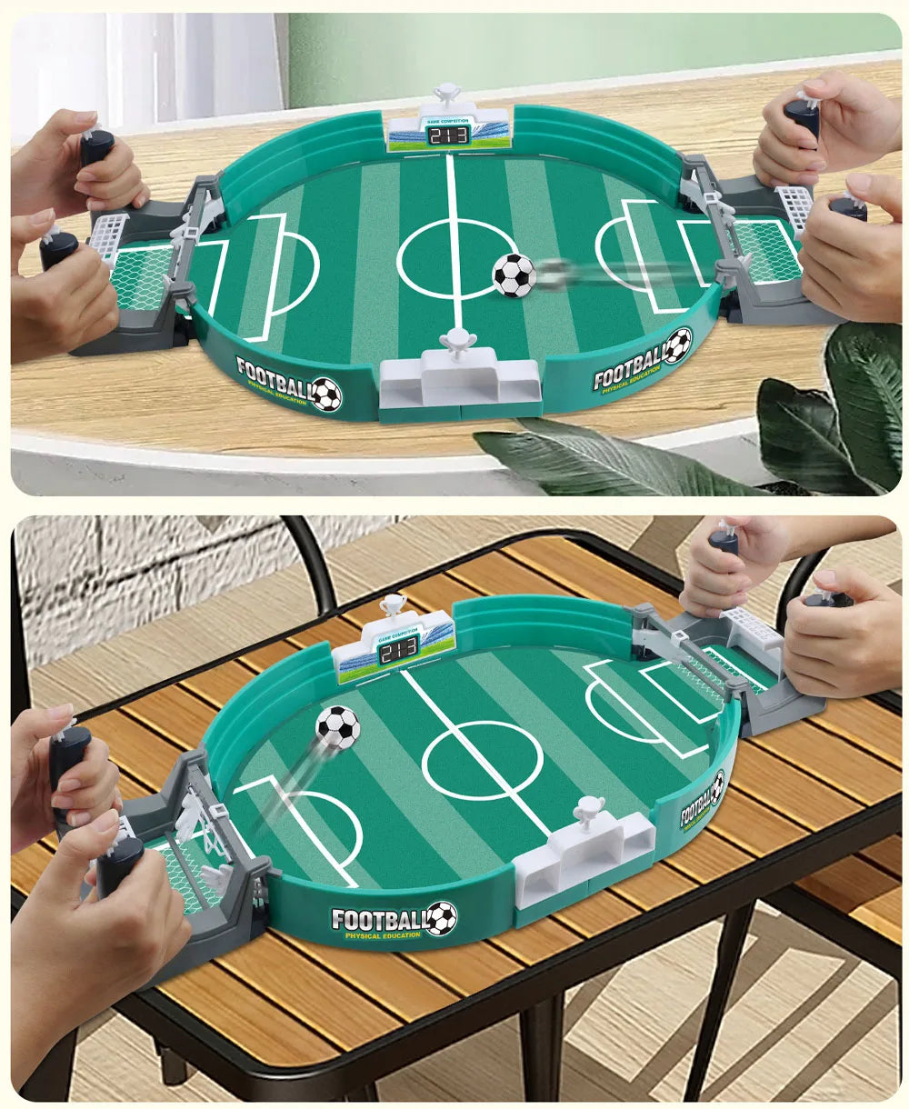 Compact Tabletop Foosball Game for Kids and Adults